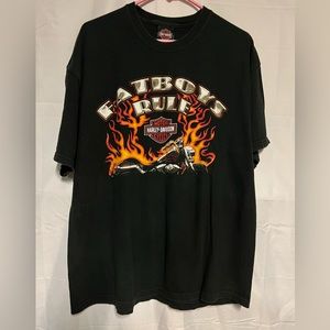 Vintage Harley-Davidson T-shirt - Fatboys Rule